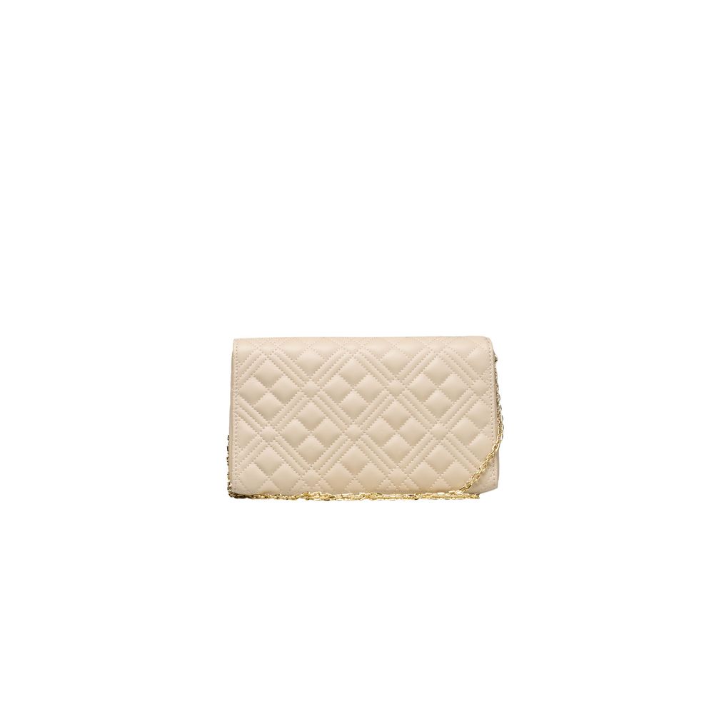 Love Moschino Beige Polyethylene Crossbody Bag