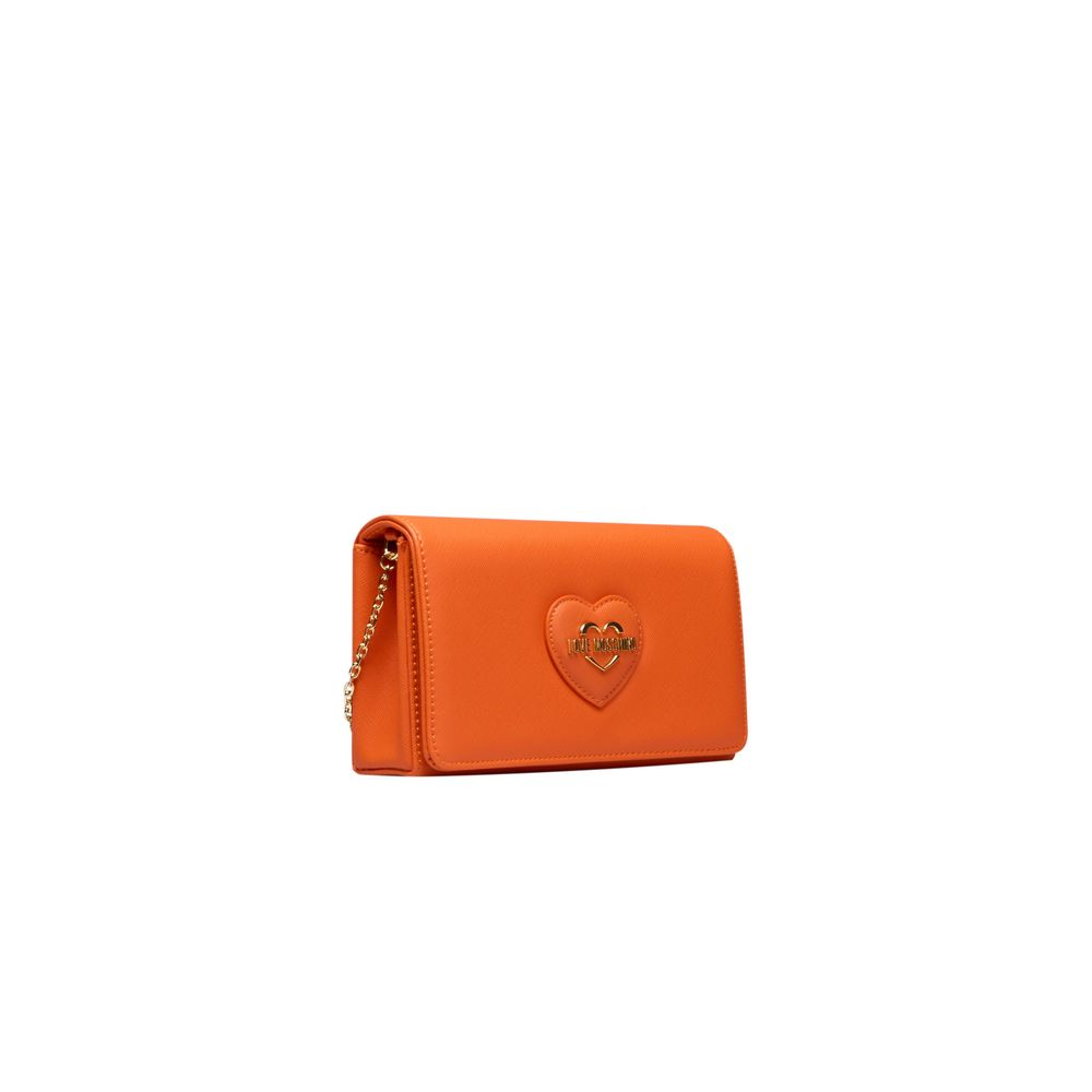 Love Moschino Orange Polyethylene Crossbody Bag