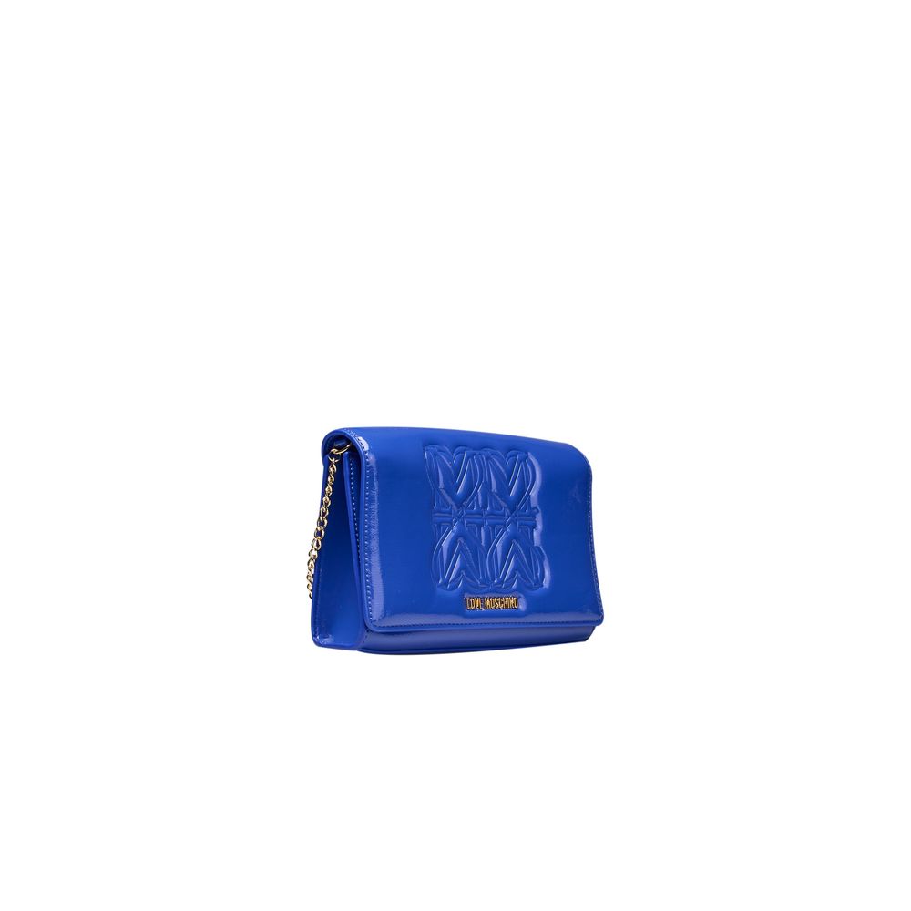 Love Moschino Blue Polyethylene Crossbody Bag