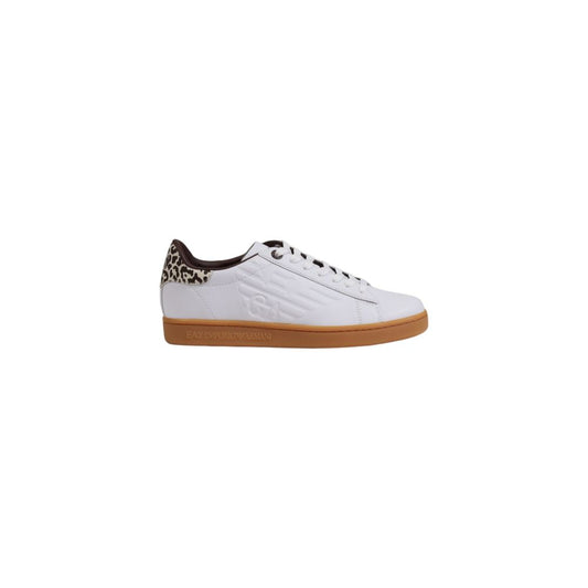 EA7 Emporio Armani Beige Leather Sneaker