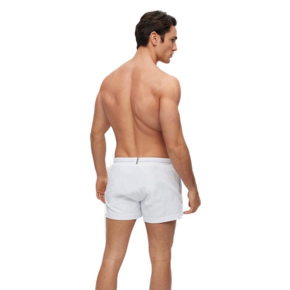 Hugo Boss White Polyamide Swimwear